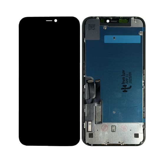 Touch+Display Apple iPhone 11 with IC Replacement Option (HUN LUV FHD) Black